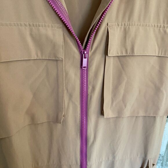 Fabletics Harmony Woven Jumpsuit Lisa Koshy tan 2X - Picture 3 of 9